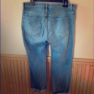 Free People denim Capri jeans